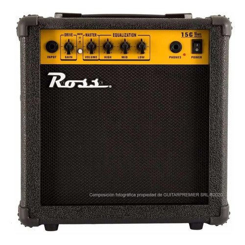 15W Ross Superior Guitar Amplifier with Distortion 0