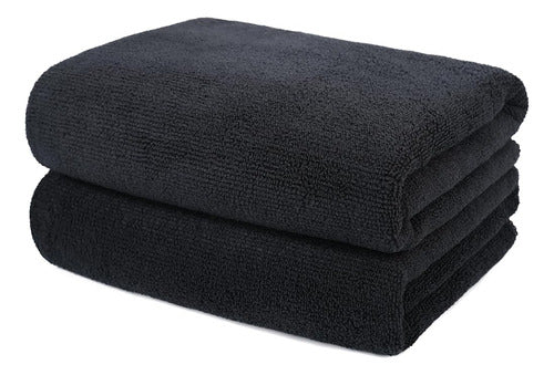 ProHomTex Microfiber Salon Towels for Hair Drying - Set of 2 0