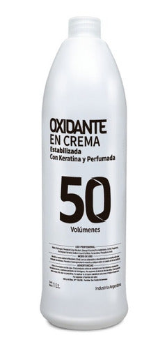 Agua En Crema Novalook Con Keratina 50 Volumenes 1 Litro 0