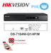 Nvr 4 Canales Poe 1080p Ethernet H.265+ Hikvision Hdmi Vga 5