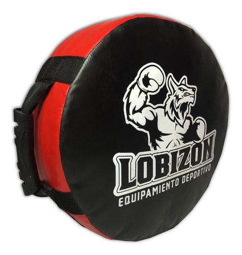 LOBIZON Gobernadora Escudo Potencia Redondo Boxeo Kick Box Muay Pad 0