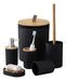 Master Sale Bathroom Set Plastic Bamboo X6 Trash Dispenser Toilet Brush Soap 1