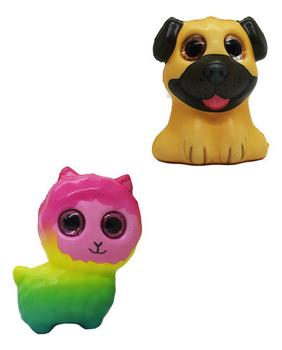 Muñecos Antiestrés Squishy Animalitos Big Eyes Fidget Toy 1