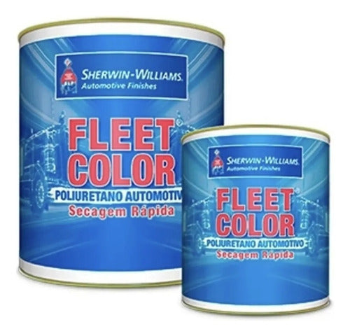 Sherwin Williams Automotive Glossy White Polyurethane 2:1 + Cat 5, 4 Liters 0