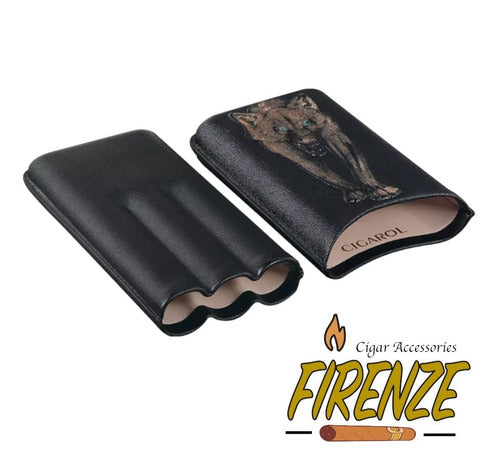 Premium Offer Combo Leather Cigar Case and Ashtray 1