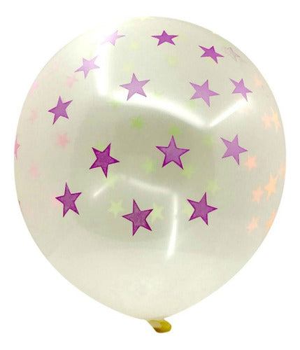 Magic Crystal Balloon with Fluorescent Stars R12 0