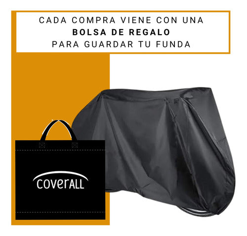 CoverALL Funda Cubre Bicicleta Mtb Ghepard Nordic R29 100%Impermeable 5