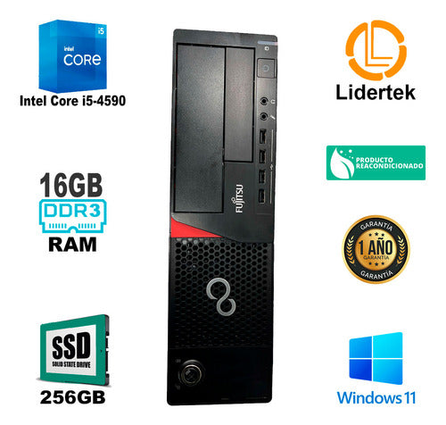 Pc Completa Torre Pc Computadora Intel Core I5 + 16gb Ram 1