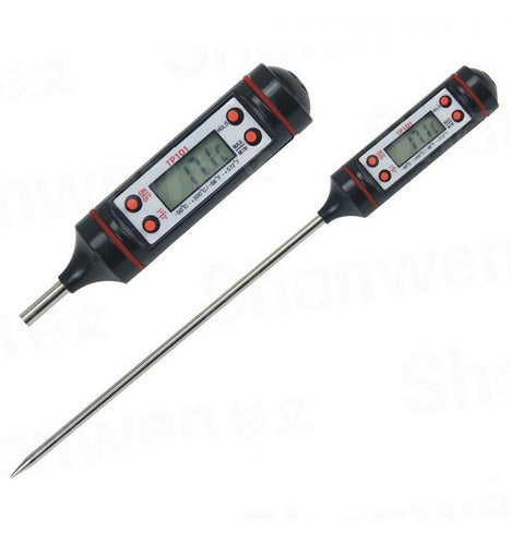 Digital Thermometer Pin Type Kitchen with Case 0