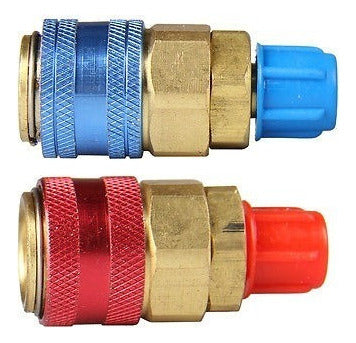 CarBole R134a Auto Quick Coupler Copper Connector Adapters 5