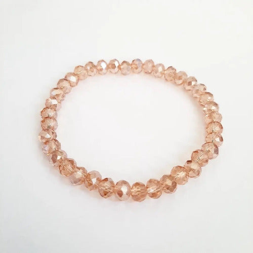 Burdah Delicate Golden Iridescent Beaded Bracelet 0