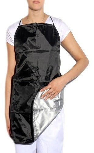 Silver Dye Apron with Pockets for Hairdressing/Canine Use 0