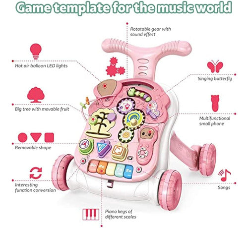~? Andador De Aprendizaje Para Sentarse A Pararse Para Bebés 1