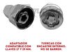 IA Anti-Theft Wheel Nut Set for VW Saveiro Senda Gol G1 G2 Gacel 1