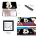 Disney Mickey Car Protector Set - Seatbelt Cover + Sunshade + Organizer Bag 1