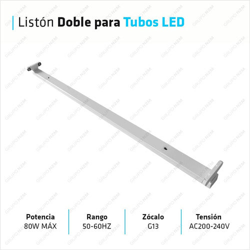 LED Dual G13 120 cm Strip + 2 T8 18W 220V Lighting 10