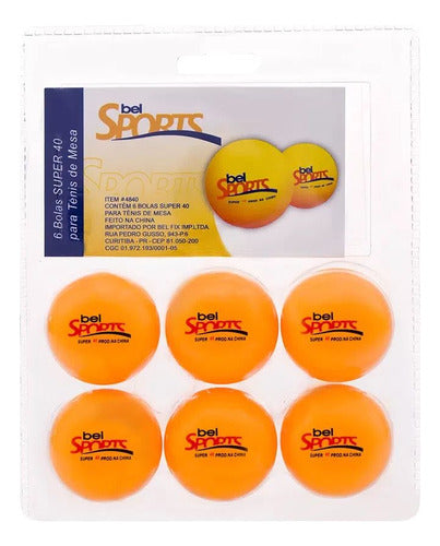 12 Bolinhas De Ping Pong Tênis De Mesa 4 Cm Laranja 2