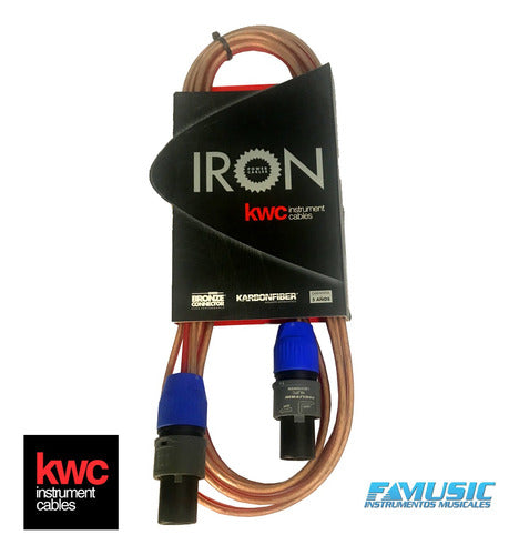 KWC Cable Bafle Iron 403 Speakon/Speakon 3 Mts 1