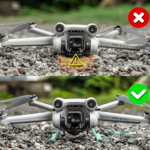 Tren De Aterrizaje Plegable Para Drone Dji Mini 3 Pro 2