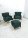 Set of Two Matera Chairs with Armrest + One Small Stool 1