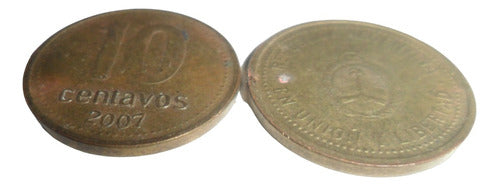 Moneda Argentina 10 Centavos 2007 0