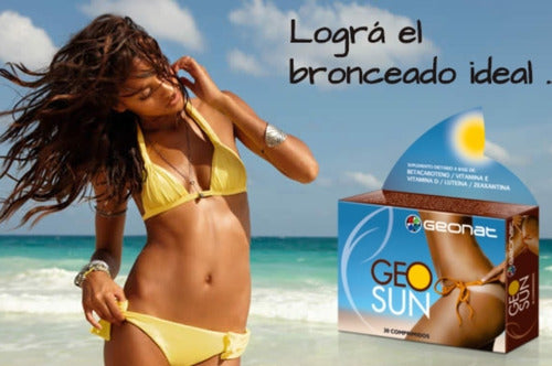 Geonat Autobronceante Pastillas Bronceador Protector Piel Geonat X3 2