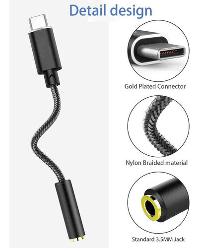 Premium Usb C To 3.5mm Headphone Jack Adapter Cable 2