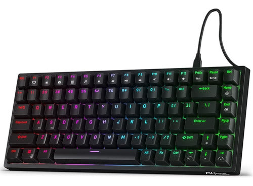 Rk Royal Kludge Rk84 Teclado Mecánico Con Cable Rgb 75% Inte 0