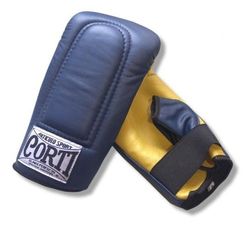 Corti Boxing Bag Gloves Size 4 Original Cow Leather 24
