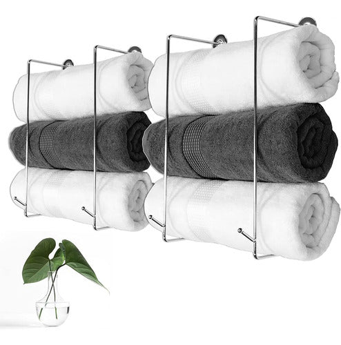 Joben Oligey 2 Set Towel Rack Holder 0