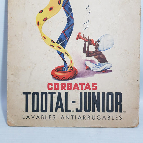 Antiguo Cartel Publicitario Corbatas Mostrador Mag 62838 4