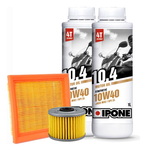 Honda Kit Service Tornado Ipone Semi + 2 Filters 0