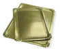 10 Pack Gold Metallic Rectangular Cardboard Trays 1/2 Kg 1