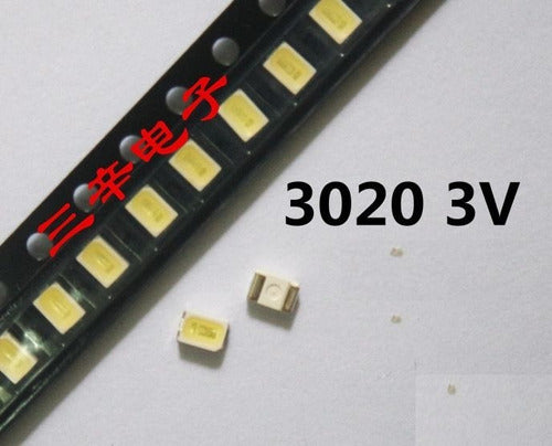 10x LED Backlight 3020 3V 0.2W 0