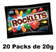 Combo Golosinas Cumpleaños 20 Chicos Rocklets + 20 Bolsas 1