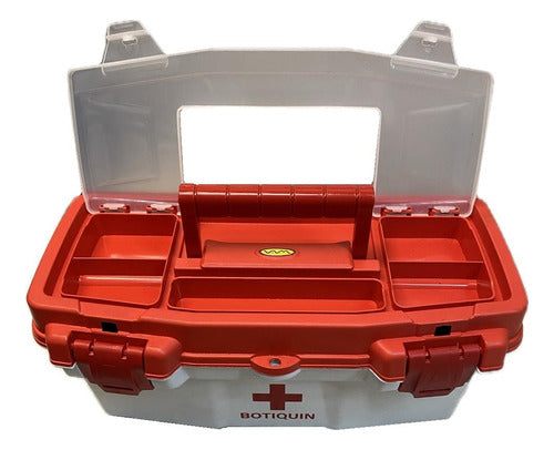 SuzukiCenter First Aid Kit Red and White Without Supplies 0