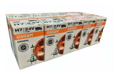 Osram H7 Halogen Bulbs for Trucks 24V 70W Original German x10 Units 0