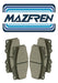 Mazfren Brake Pads for Ford Ecosport 1 First Series 6