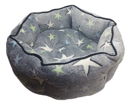 Kingpet Hexagonal Luminous Moses Bed for Dogs and Cats - 60cm 2