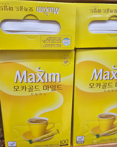 Maxim Korean Mocha Gold Mild Coffee - Box of 100 Sachets 12g Each 1