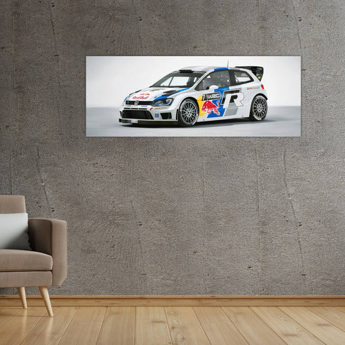 Volkswagen Cuadro 30x80cm Auto 2013 Polo R Wrc 4 951 4