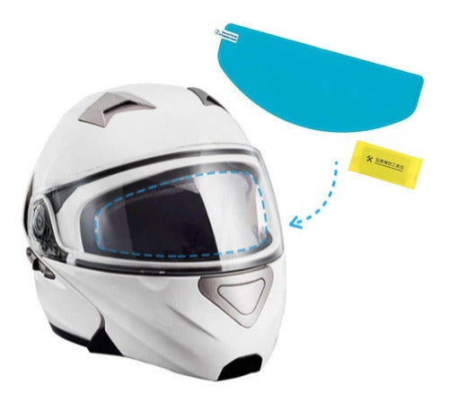 Película Viseira Anti Embaçante Capacete Universal Pinlock 3