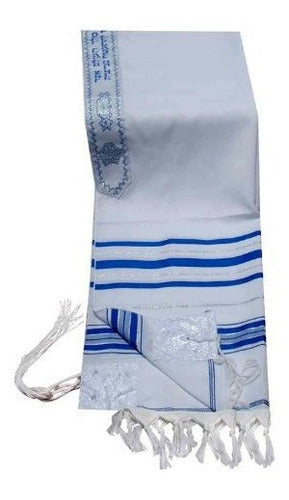 Talitnia Chal De Oracion Acrilico Tallit Lana De Imitacion 0