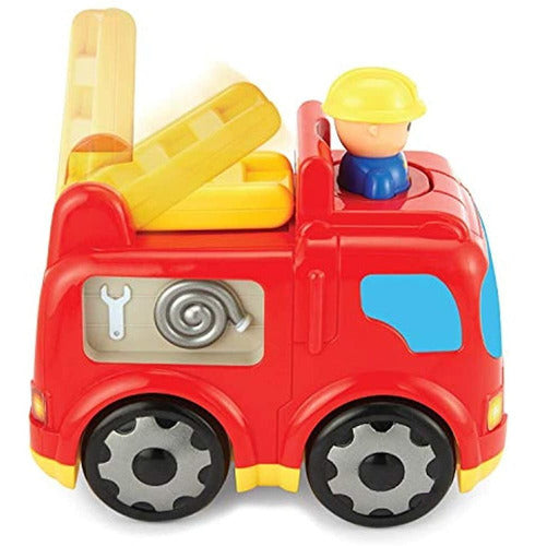 Kidoozie Press 'n Zoom Fire Engine - Activity Toy 1