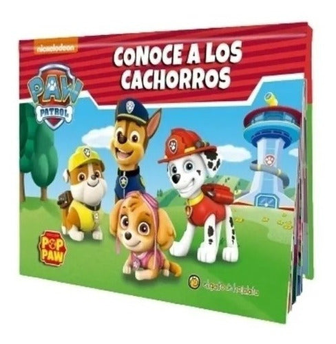 Libro Infantil Pop Up Paw Patrol Conoce A Los Cachorros 0