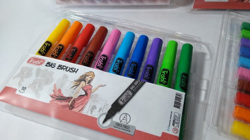 Trabi Big Brush Markers X 10 Brush Tip 1