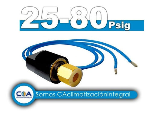 MG Presostato Encapsulado Rosca 1/4 Baja 25-80 Psig 1