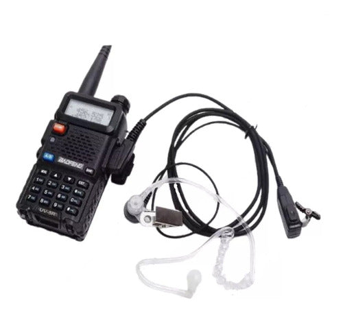 3 Fone De Ouvido Silicone Para Radio Cateter 777s Uv82 Uv5r 7