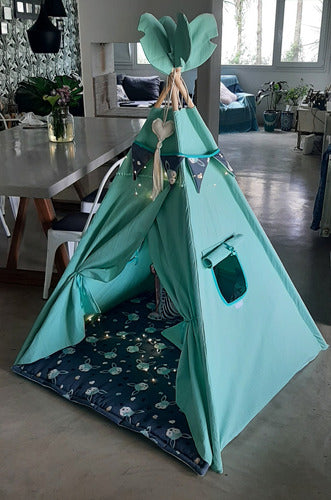 Casita Azul Tienda de Tepees Tipi Tepee Premium Tussor, Reversible! Calidad Superior 1