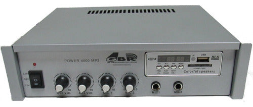 GBR Amplifier USB Mic Bluetooth RCA 12V 220V Line 100V 3